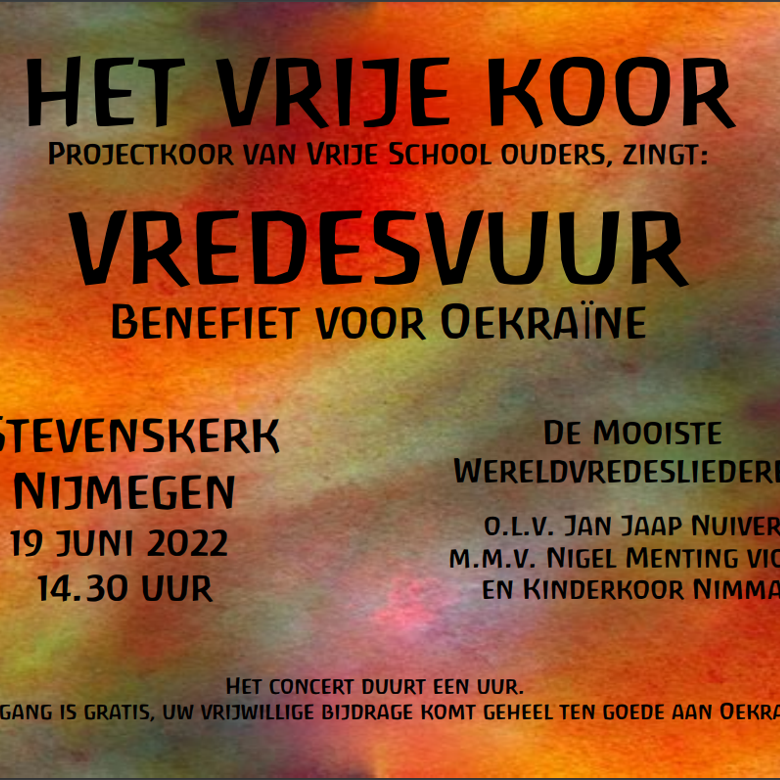 Vredesvuur
Benefiet voor Oekraïne