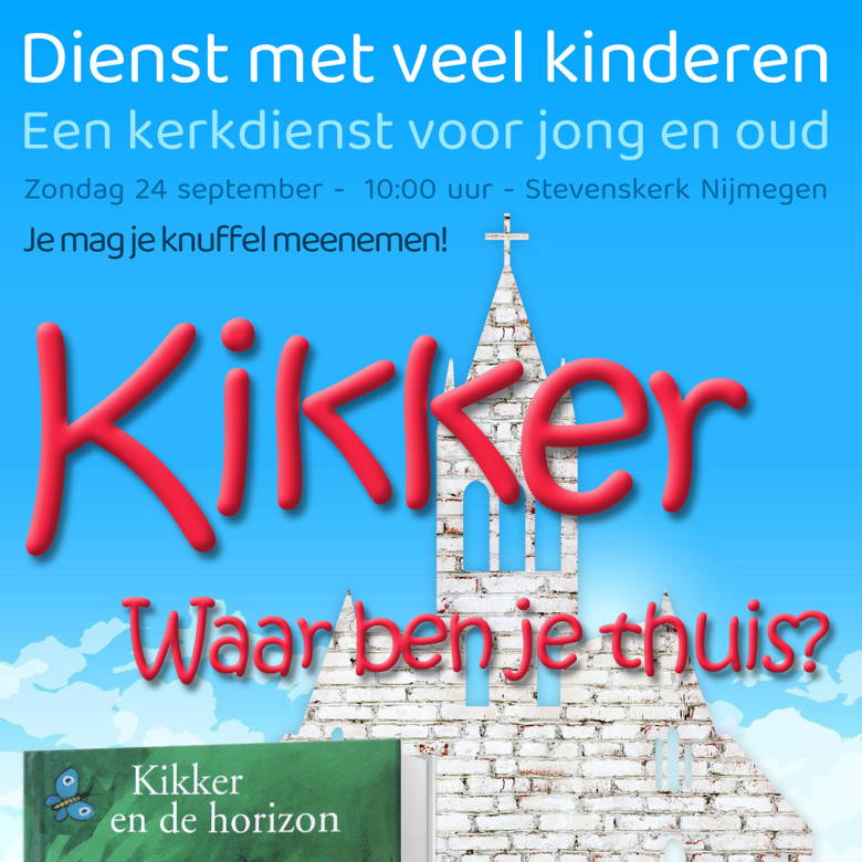Bezoek van Kikker 
aan de Stevenskerk
Zondagsviering
