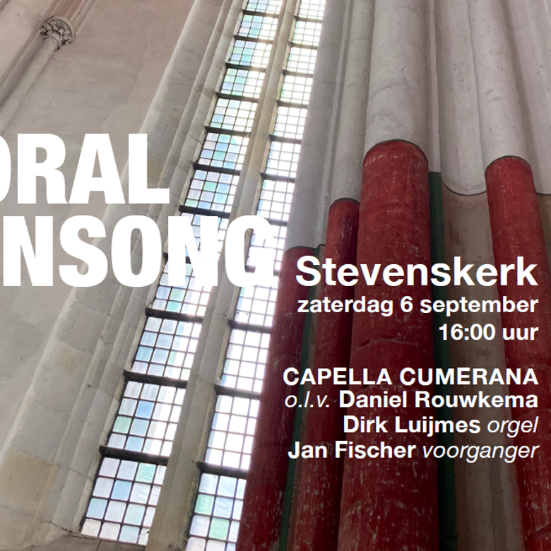 Choral Evensong 
Capella Cumerana
4 oktober