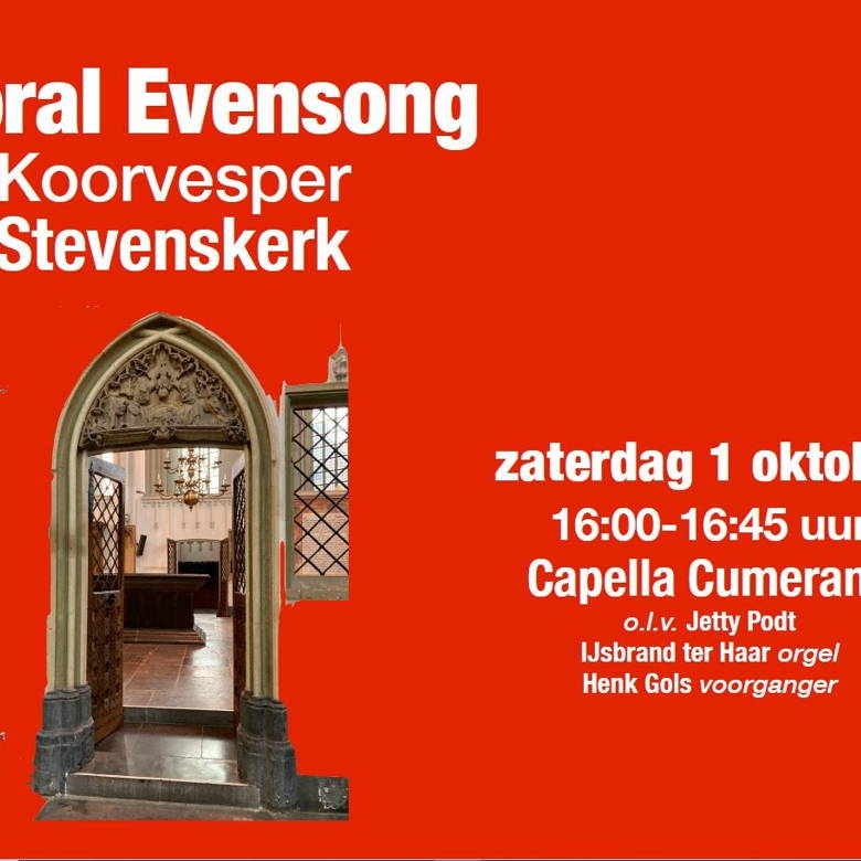 Engelse koorvespers 
Capella Cumerana