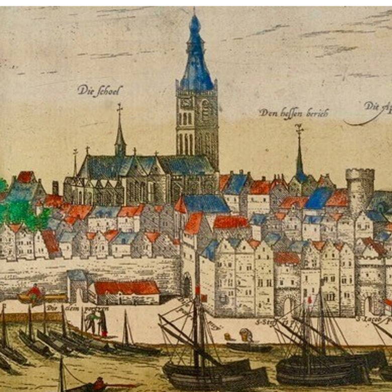 De Stevenskerk 
vóór 1591