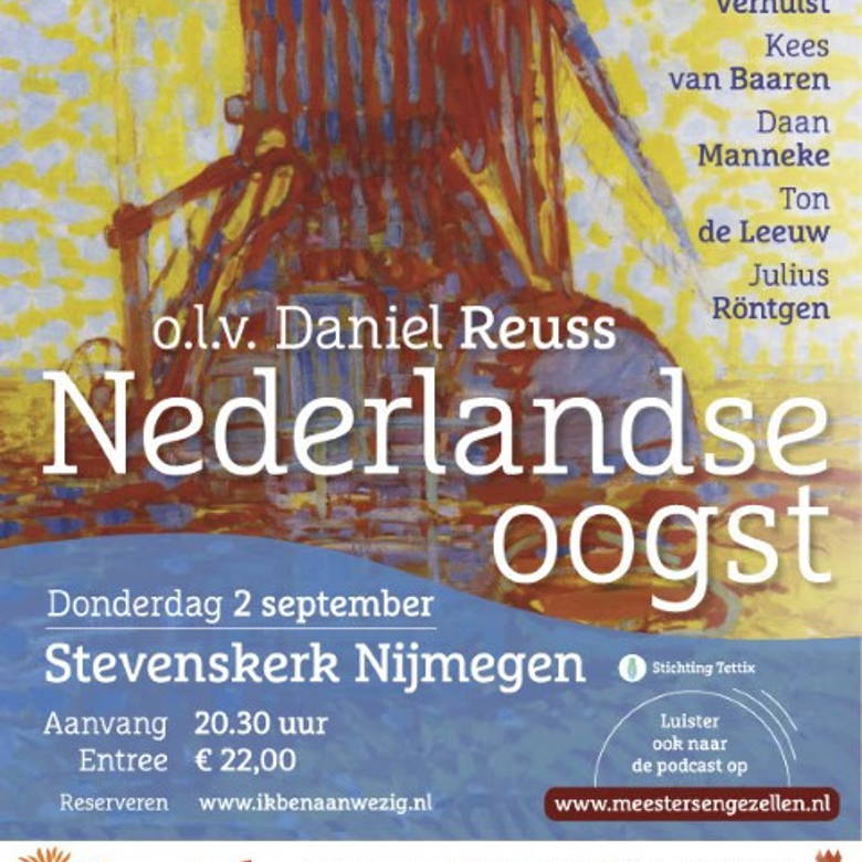 Concert Meesters & Gezellen 2021: Nederlandse Oogst