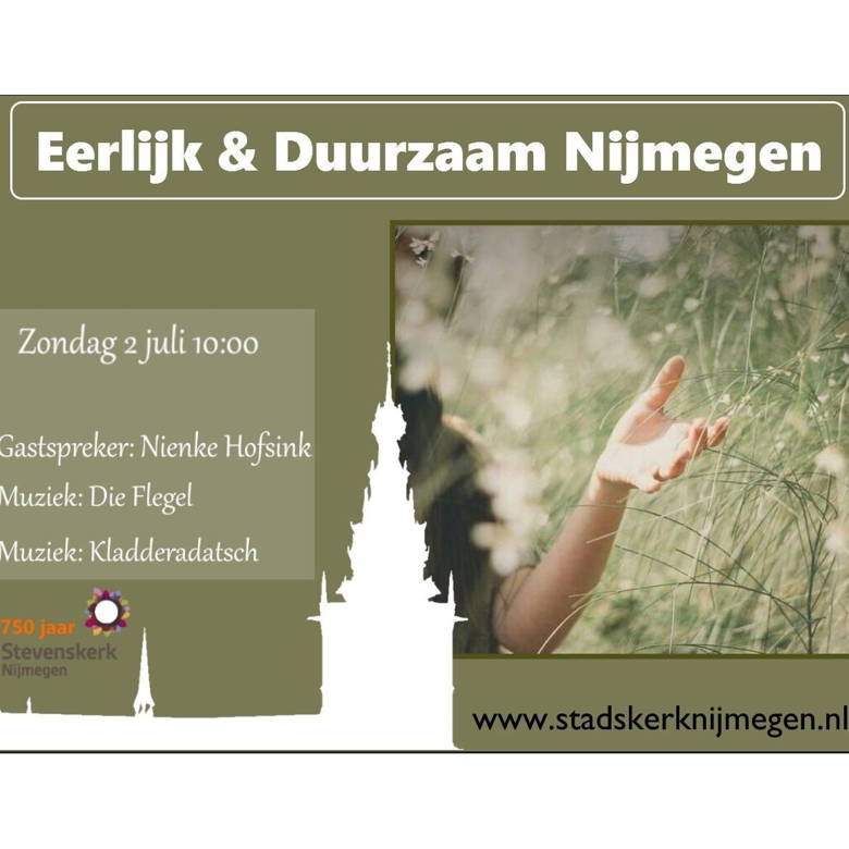 Zondagsviering
Eerlijk & Duurzaam
Viering voor heel de stad