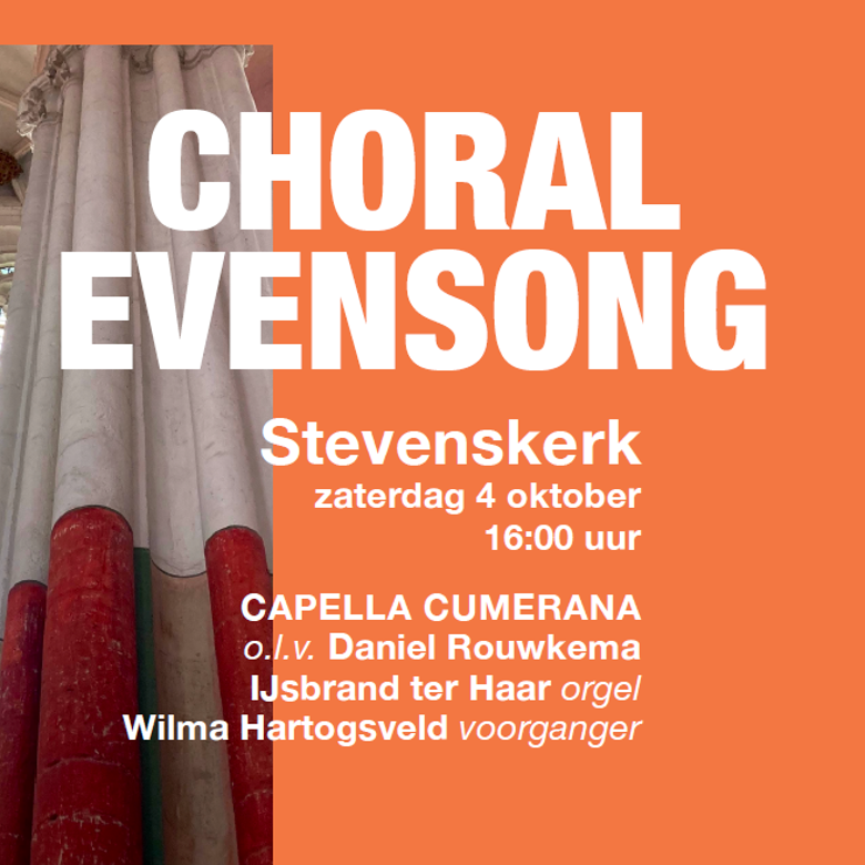 Choral Evensong 
Capella Cumerana
4 oktober
