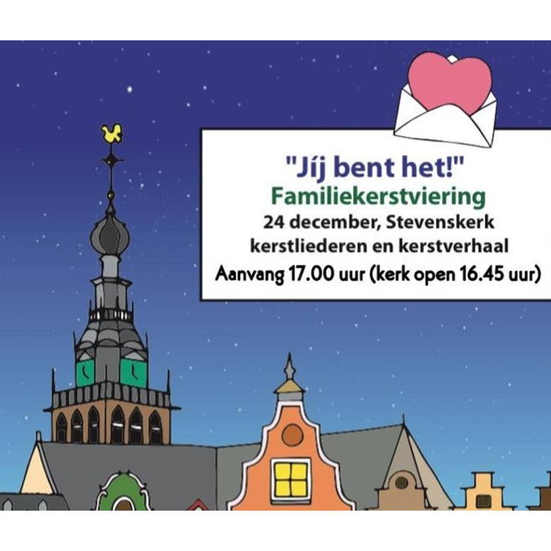 'Jij bent het!'
Familiekerstviering
